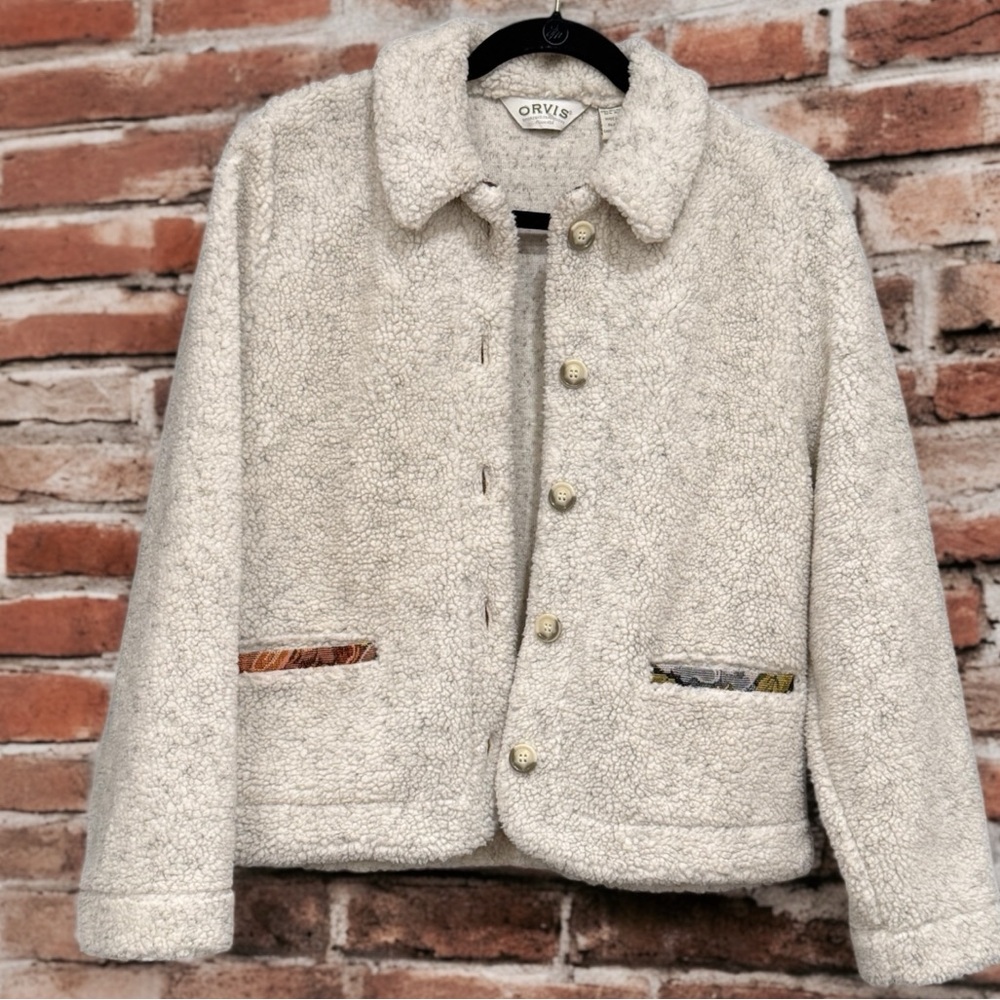 Orvis Cream Teddy Jacket